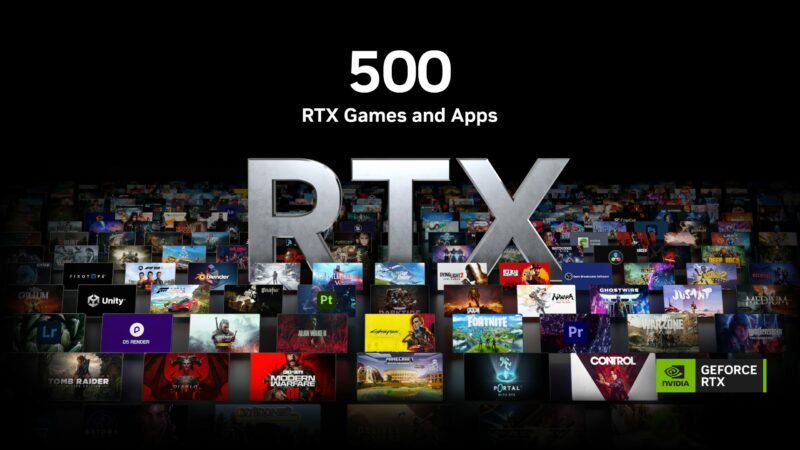 Юбилей у NVIDIA — технология RTX получила официальную поддержку в 500 играх